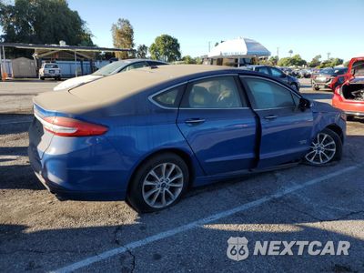 Trzecie zdjęcie samochodu z tyłu: 2017 FORD FUSION SE PHEV VIN:3FA6P0PU0HR288862 - miniatura