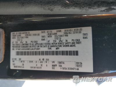 Zdjęcie 13 z 13 samochodu: 2014 FORD ESCAPE SE VIN:1FMCU0GX8EUA37281 - miniatura