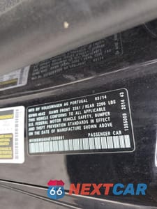 Zdjęcie 12 z 14 samochodu: 2014 VOLKSWAGEN EOS KOMFORT VIN:WVWBW8AH4EV005691 - miniatura