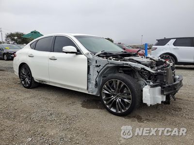 Czwarte zdjęcie samochodu z boku: 2017 INFINITI Q70 3.7 VIN:JN1BY1AP6HM740047 - miniatura
