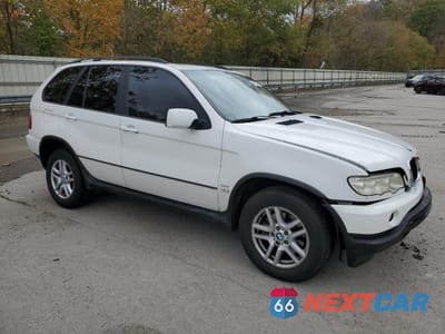 Czwarte zdjęcie samochodu z boku: 2001 BMW X5 3.0I VIN:WBAFA53571LM90445 - miniatura