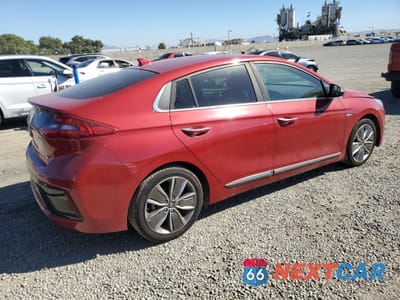 Trzecie zdjęcie samochodu z tyłu: 2019 HYUNDAI IONIQ LIMITED VIN:KMHC85LC3KU110203 - miniatura