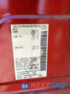 Zdjęcie 12 z 12 samochodu: 2013 NISSAN LEAF S VIN:1N4AZ0CP4DC422673 - miniatura