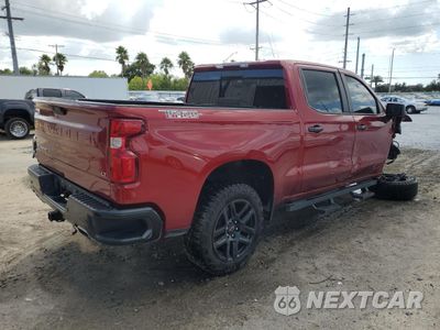 Trzecie zdjęcie samochodu z tyłu: 2021 CHEVROLET SILVERADO K1500 LT TRAIL BOSS VIN:3GCPYFEDXMG291887 - miniatura