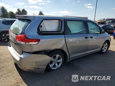 Trzecie zdjęcie samochodu z tyłu: 2011 TOYOTA SIENNA VIN:5TDZK3DC4BS013437 - miniatura