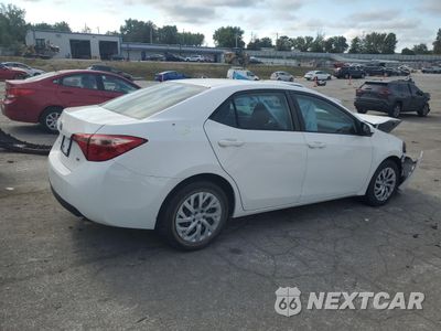 Trzecie zdjęcie samochodu z tyłu: 2019 TOYOTA COROLLA L VIN:2T1BURHE0KC146568 - miniatura