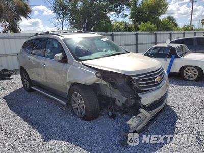 Czwarte zdjęcie samochodu z boku: 2015 CHEVROLET TRAVERSE LT VIN:1GNKRHKDXFJ169210 - miniatura