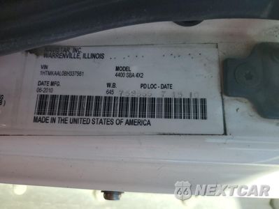 Zdjęcie 10 z 10 samochodu: 2011 INTERNATIONAL 4400 BOX TRUCK VIN:1HTMKAAL0BH337561 - miniatura