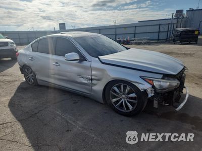 Czwarte zdjęcie samochodu z boku: 2014 INFINITI Q50 BASE VIN:JN1BV7AP7EM692369 - miniatura