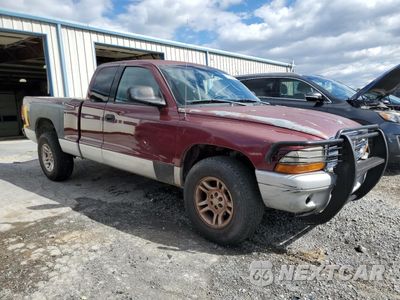 Czwarte zdjęcie samochodu z boku: 2002 DODGE DAKOTA SLT VIN:1B7GG42X12S660969 - miniatura