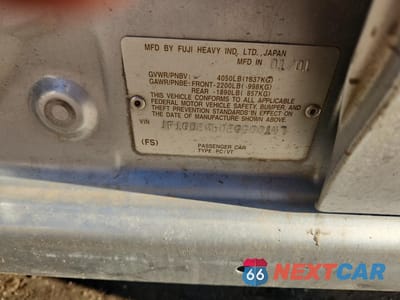 Zdjęcie 13 z 14 samochodu: 2002 SUBARU IMPREZA WRX VIN:JF1GD29602G500147 - miniatura