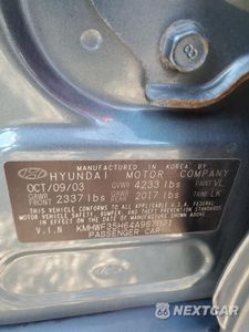 Zdjęcie 12 z 12 samochodu: 2004 HYUNDAI SONATA GLS VIN:KMHWF35H64A967071 - miniatura