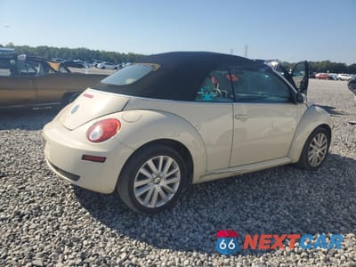 Trzecie zdjęcie samochodu z tyłu: 2008 VOLKSWAGEN NEW BEETLE CONVERTIBLE SE VIN:3VWRF31Y28M416066 - miniatura