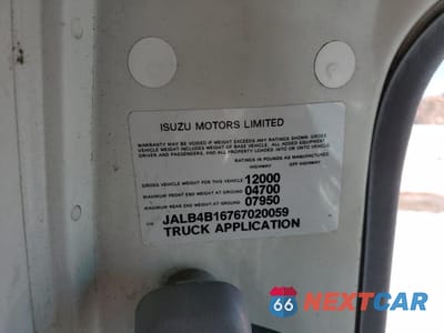 Zdjęcie 13 z 13 samochodu: 2006 ISUZU NPR BOX TRUCK VIN:JALB4B16767020059 - miniatura