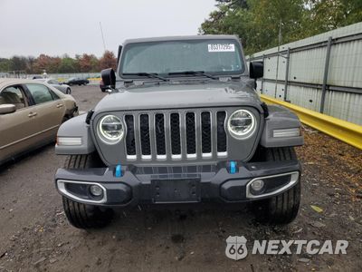 Piąte zdjęcie samochodu w środku: 2022 JEEP WRANGLER UNLIMITED SAHARA 4XE VIN:1C4JJXP65NW274240 - miniatura