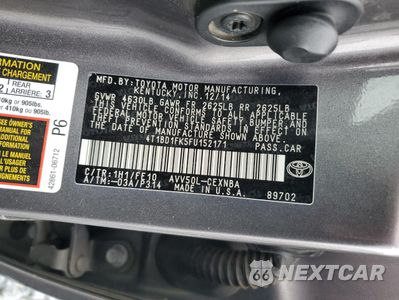 Zdjęcie 12 z 12 samochodu: 2015 TOYOTA CAMRY HYBRID VIN:4T1BD1FK5FU152171 - miniatura