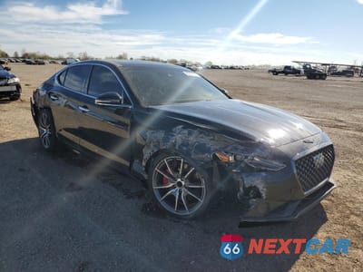 Czwarte zdjęcie samochodu z boku: 2019 GENESIS G70 PRESTIGE VIN:KMTG34LE0KU012599 - miniatura