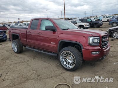 Czwarte zdjęcie samochodu z boku: 2017 GMC SIERRA K1500 SLT VIN:1GTV2NEC0HZ132778 - miniatura