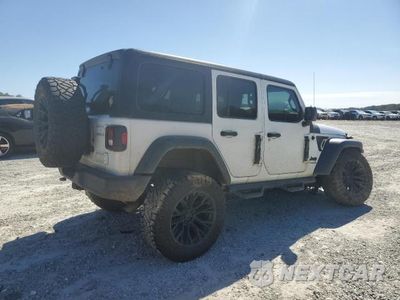Trzecie zdjęcie samochodu z tyłu: 2021 JEEP WRANGLER UNLIMITED SPORT VIN:1C4HJXDN1MW753635 - miniatura
