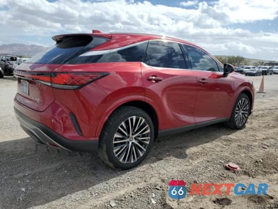 Trzecie zdjęcie samochodu z tyłu: 2023 LEXUS RX 350H BASE VIN:2T2BBMCA2PC020681 - miniatura