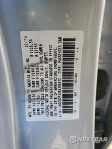 Zdjęcie 12 z 12 samochodu: 2014 HONDA ACCORD LX VIN:1HGCR2F30EA295572 - miniatura