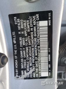 Zdjęcie 13 z 16 samochodu: 2018 HONDA CIVIC EX VIN:SHHFK7H5XJU214718 - miniatura