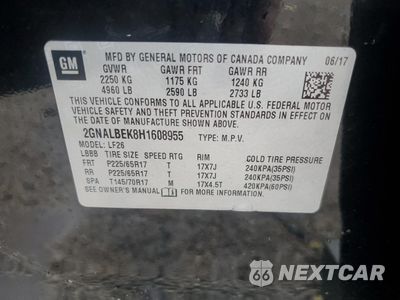 Zdjęcie 13 z 13 samochodu: 2017 CHEVROLET EQUINOX LS VIN:2GNALBEK8H1608955 - miniatura