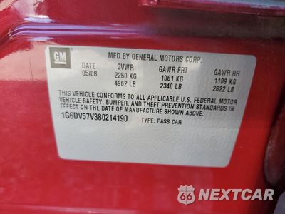 Zdjęcie 12 z 14 samochodu: 2008 CADILLAC CTS HI FEATURE V6 VIN:1G6DV57V380214190 - miniatura