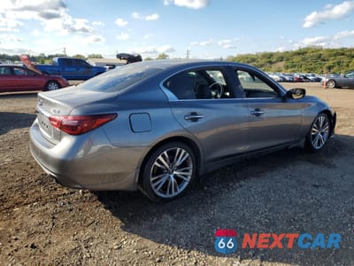 Trzecie zdjęcie samochodu z tyłu: 2022 INFINITI Q50 SENSORY VIN:JN1EV7CR5NM340368 - miniatura