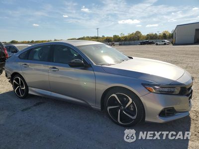 Czwarte zdjęcie samochodu z boku: 2021 HONDA ACCORD SPORT VIN:1HGCV2F34MA003397 - miniatura