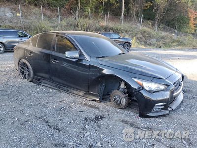 Czwarte zdjęcie samochodu z boku: 2015 INFINITI Q50 BASE VIN:JN1BV7ARXFM423978 - miniatura