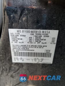 Zdjęcie 13 z 14 samochodu: 2003 FORD EXCURSION LIMITED VIN:1FMSU43P83EB44654 - miniatura