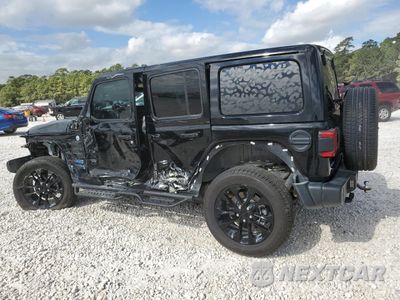 Drugie zdjęcie samochodu z przodu: 2021 JEEP WRANGLER UNLIMITED SAHARA 4XE VIN:1C4JJXP66MW860122 - miniatura