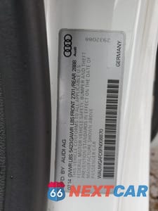 Zdjęcie 12 z 14 samochodu: 2015 AUDI A7 PREMIUM PLUS VIN:WAUWGAFC6FN008870 - miniatura