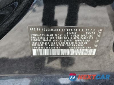 Zdjęcie 12 z 12 samochodu: 2019 VOLKSWAGEN JETTA SEL VIN:3VWE57BUXKM088763 - miniatura