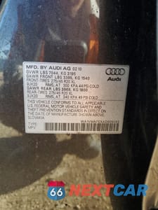 Zdjęcie 12 z 12 samochodu: 2010 AUDI Q7 PRESTIGE VIN:WA1VMAFEXAD005682 - miniatura