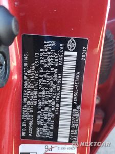 Zdjęcie 12 z 12 samochodu: 2013 TOYOTA CAMRY L VIN:4T4BF1FK8DR319894 - miniatura
