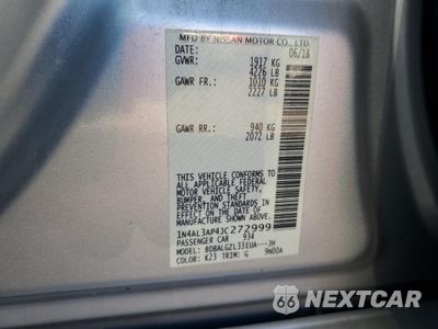 Zdjęcie 12 z 13 samochodu: 2018 NISSAN ALTIMA 2.5 VIN:1N4AL3AP4JC272999 - miniatura