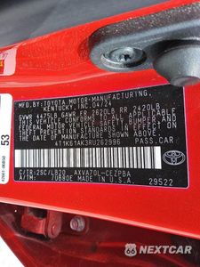 Zdjęcie 12 z 14 samochodu: 2024 TOYOTA CAMRY XSE VIN:4T1K61AK3RU262996 - miniatura