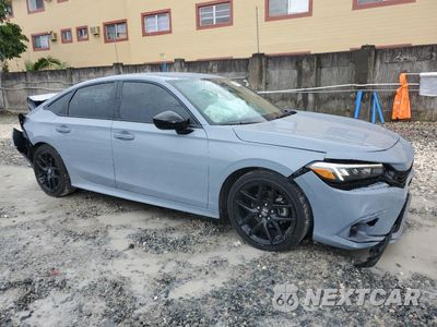 Czwarte zdjęcie samochodu z boku: 2024 HONDA CIVIC SPORT VIN:2HGFE2F58RH508298 - miniatura