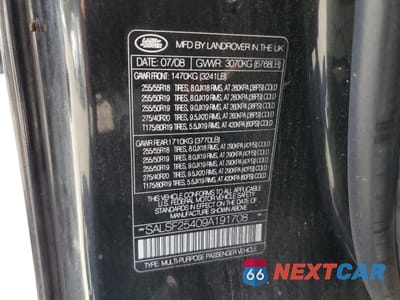 Zdjęcie 13 z 13 samochodu: 2009 LAND ROVER RANGE ROVER SPORT HSE VIN:SALSF25409A191708 - miniatura