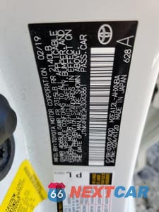 Zdjęcie 12 z 12 samochodu: 2019 TOYOTA COROLLA HATCHBACK SE VIN:JTNK4RBE2K3043861 - miniatura