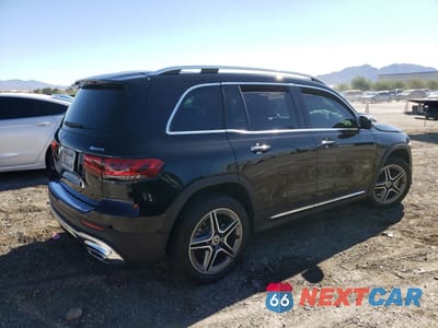 Trzecie zdjęcie samochodu z tyłu: 2022 MERCEDES-BENZ GLB 250 4MATIC VIN:W1N4M4HB4NW230821 - miniatura