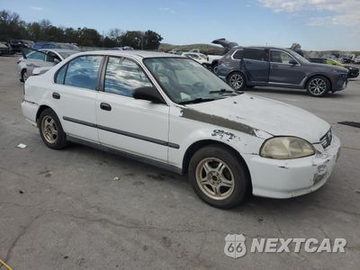 Czwarte zdjęcie samochodu z boku: 1997 HONDA CIVIC LX VIN:2HGEJ6679VH509356 - miniatura