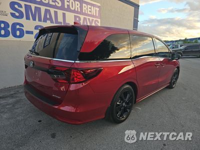 Czwarte zdjęcie samochodu z boku: 2023 HONDA ODYSSEY SPORT-L VIN:5FNRL6H77PB034404 - miniatura