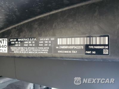Zdjęcie 12 z 12 samochodu: 2023 MASERATI MC20 VIN:ZAMBMRAB9P0422078 - miniatura