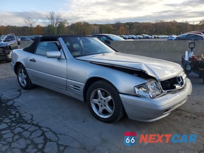 Czwarte zdjęcie samochodu z boku: 1997 MERCEDES-BENZ SL 500 VIN:WDBFA67F7VF149058 - miniatura