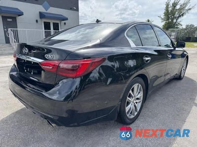 Trzecie zdjęcie samochodu z tyłu: 2021 INFINITI Q50 PURE VIN:JN1EV7AP1MM701174 - miniatura