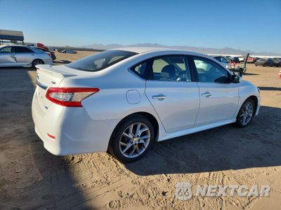 Trzecie zdjęcie samochodu z tyłu: 2014 NISSAN SENTRA S VIN:3N1AB7AP9EL661168 - miniatura