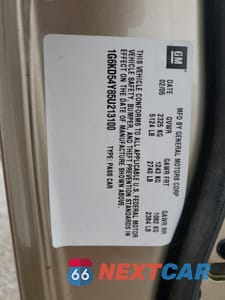 Zdjęcie 12 z 12 samochodu: 2005 CADILLAC DEVILLE VIN:1G6KD54Y85U213100 - miniatura